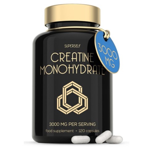Superself Creatine Monohydrate Capsules 3000mg